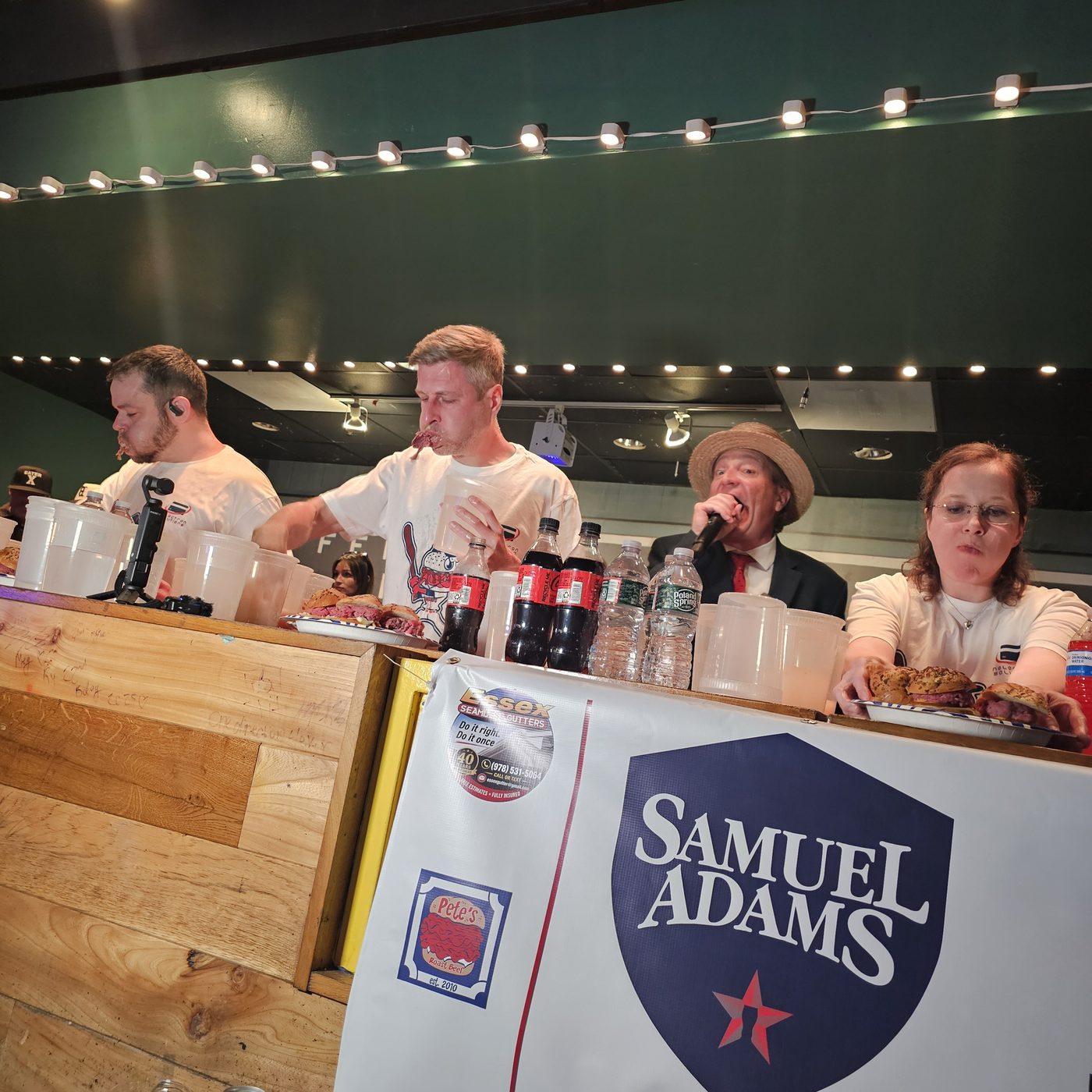 Eaters at the table on Lansdowne Street, September 12, 2026