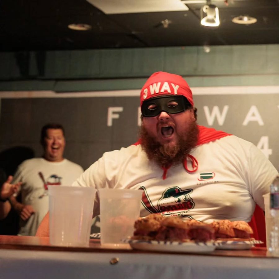 Dan Robertson at the Three Way Slider Championship
