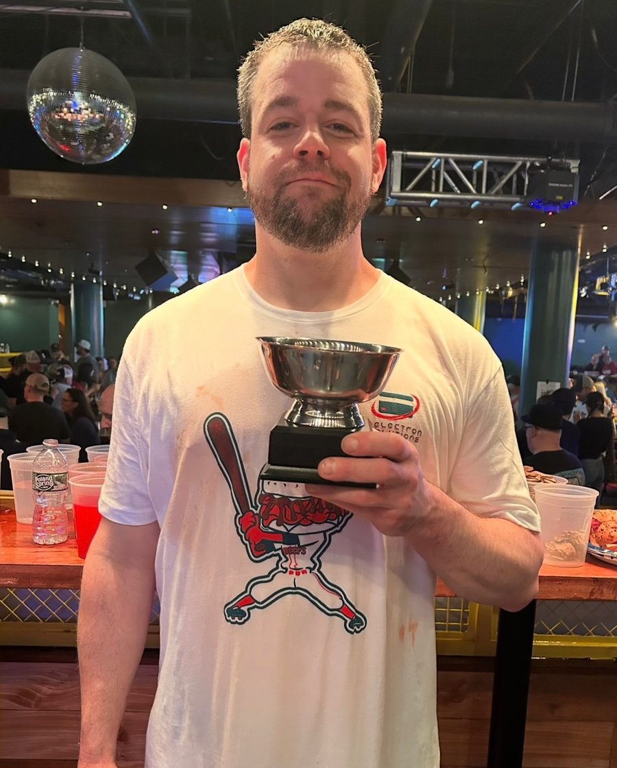 Major League Eating at the Three Way Slider Championship